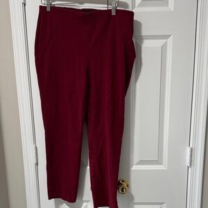 Chico's Burgundy Skinny Pants